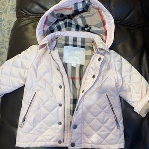 Burberry 12month quilted jacket